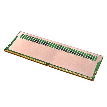 Easycargo RAM Heatsink Kit Copper Heat Sink PreApplied 3M 8810 Thermal Conductive Adhesive Tape Heat Spreader Cooler Heatsink Pad for Cooling PC Memory RAM DIMM DDR3 DDR4