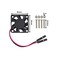Easycargo Raspberry Pi 4 Heatsink Fan Kit for Cooling Raspberry Pi 5 4 3 30mm Fan Heatsink for Electronics Robotics Development Boards DIY 3007 30x30x7mm 5V 33V Quite Mini Fan Small Black 1 Pack