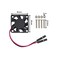 Easycargo Raspberry Pi 4 Heatsink Fan Kit for Cooling Raspberry Pi 5 4 3 30mm Fan Heatsink for Electronics Robotics Development Boards DIY 3007 30x30x7mm 5V 33V Quite Mini Fan Small Black 1 Pack
