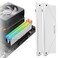 EZDIY-FAB EZDIYFAB 5V ARGB Memory RAM Cooler DDR Heatsink for DIY PC Game MOD DDR3 DDR4 White Compatible with Aura Sync RGB Fusion and Mystic Light Sync2 PackPI061