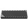 1 one M2 Heatsink Cooler NVMe M2 2280 SSD DoubleSided Heat Sinks with Silicone Thermal Pad for PCPS5 Grey