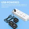 PANO-MOUNTS PANOMOUNTS 80mm 2X 4010 UltraThin Silent USB Radiator Fan with 5mm Aluminum Heat Sink and Thermal Pad for Graphics Cards Router HDD 3D Printer