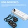 PANO-MOUNTS PANOMOUNTS 80mm 2X 4010 UltraThin Silent USB Radiator Fan with 5mm Aluminum Heat Sink and Thermal Pad for Graphics Cards Router HDD 3D Printer