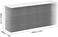 tatoko Aluminum Heat Radiator Heatsink Cooling Fan 150mmL x69mmW x36mmH Silver Tone