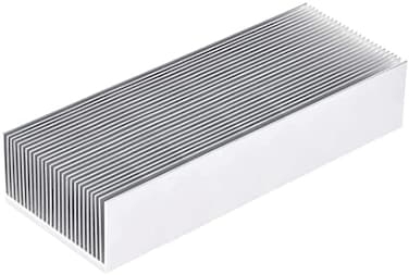 tatoko Aluminum Heat Radiator Heatsink Cooling Fan 150mmL x69mmW x36mmH Silver Tone