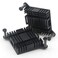 Unxuey Aluminum Computer PC North Bridge South Bridge Aluminum Heat Sink Radiator Cooling Fin Motherboard chip Cooler with Fixing Hole 6Pcs Set