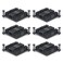 Unxuey Aluminum Computer PC North Bridge South Bridge Aluminum Heat Sink Radiator Cooling Fin Motherboard chip Cooler with Fixing Hole 6Pcs Set