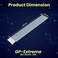 Gelid Solutions GPExtreme 12WThermal Pad 120x20x15 2pcs Excellent Heat Conduction Ideal Gap Filler Easy Installation 120x20x15 2pcs