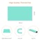 SYY Thermal Pad Silicone Thermal Pads 80x40x1mm High Temperature Resistance and Non Conductive for Laptop HeatsinkGPUCPULED Cooler 1mm