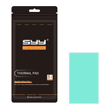 SYY Thermal Pad Silicone Thermal Pads 80x40x1mm High Temperature Resistance and Non Conductive for Laptop HeatsinkGPUCPULED Cooler 1mm