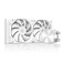 ID-COOLING IDCOOLING FX240 PRO White Liquid CPU Cooler for Desktop 240mm AIO Cooler 2 x 120mm Highefficient Fans Special CD Pattern Pump Header Intel AMD Compatible