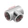 BXQINLENX Silver Chrome G 14 Threaded 3 Way Fitting for Computer Water Cooling System4 PCS