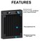 Clyxgs Water Cooling Radiator 8 Pipe Aluminum Heat Exchanger Radiator with Tube for PC CPU Computer Water Cool System DC12V 80mm
