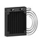 Clyxgs Water Cooling Radiator 8 Pipe Aluminum Heat Exchanger Radiator with Tube for PC CPU Computer Water Cool System DC12V 80mm