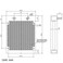 Clyxgs Water Cooling Radiator12 Pipe Aluminum Heat Exchanger Radiator with Fan for PC CPU Computer Water Cool System DC12V 120mm Black