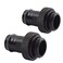 MARRTEUM G14 to 38 Barb Fittings Soft Tubing Barb Extender Connector for Computer Water Cooling System Black 2 Pack