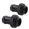 MARRTEUM G14 to 38 Barb Fittings Soft Tubing Barb Extender Connector for Computer Water Cooling System Black 2 Pack