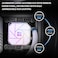Thermalright Aqua Elite 240 White V3 Liquid CPU Cooler 240 Cooling Row Size 2 x 120mm PWM Fans SFDB Bearingsfor AM4AM5 Intel LGA1150115111551156120017001851Desktop CPU Cooler 240mm AIO
