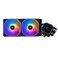 Thermalright Frozen Prism 240 Black ARGB Liquid CPU Water Cooler with 120mm ARGB PWM Fan240 Black Cold Row Specification Computer Water Cooler for AMDAM4AM5Intel LGA17001150115112001851