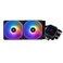 Thermalright Frozen Prism 240 Black ARGB Liquid CPU Water Cooler with 120mm ARGB PWM Fan240 Black Cold Row Specification Computer Water Cooler for AMDAM4AM5Intel LGA17001150115112001851