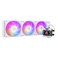 Thermalright FW 360 White ARGB360mm AIO CPU Liquid CoolerIPS LCD Screen with 320 240 Resolutionfor AM4AM5Intel LGA170024 inchMagnetAbsorbent LCD Screen for Images White