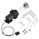 Diyeeni 19W 12v CPU Water Cooling Pumpe Reservoir DIY Combo 800LH G 14 Thread Port PC CPU Water Cooling System Heat Exchanger Tool Transparent Acrylic Material Easy Install110mm
