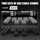ABNO1 PSU Extension Kit With Cable Combs 24Pin8Pin EPS8Pin PCIE 30CM Length Sleeved for ATX Power Supply Pink