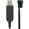 CRJ Electronics CRJ 12V StepUp USB Fan Power Adapter Cable 24inch 60cm Black Sleeved Full Fan Speed Adapter for 3Pin 4Pin PC Cooling Fans