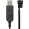 CRJ Electronics CRJ 12V StepUp USB Fan Power Adapter Cable 24inch 60cm Black Sleeved Full Fan Speed Adapter for 3Pin 4Pin PC Cooling Fans