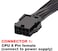TeamProfitcom ATX CPU 8 Pin Power Extension Cable CPU 8 Pin Female to 844 Pin Male EPS12V Extension Cable for Motherboard 32 Inches