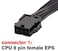 TeamProfitcom CPU 8 Pin Power Extension Cable ATX CPU 8 Pin Female to 844 Pin Male EPS Extension Cable for Motherboard Not PCIe VGA 12 Inches 2 Pack