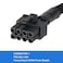 YSIUENG PCIE Cable for EVGA 65CM Male to Male 8 Pin to 62 Pin GPU Power Cable for EVGA G G2 G3 G5 G6 GA GM GT P2 P T2 T3 Black 18AWG 65cm