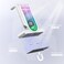 TGDGAMER ARGB GPU Support Bracket with Temperature DisplayAmbient Case Temp5V 3pin Universal GPU BracketGraphics Video Card Brace with Height AdjustableDY7White