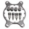 BAOYOU AM4 Mounting Bracket Cooling Cooler Water Series Kit CPU Fan Bracket for Hydro H45 H55 H60 H75