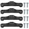safycaby Safycaby 4Pack CPU Fan Retainer AM5 Motherboard Bracket with Screws and Black Finish