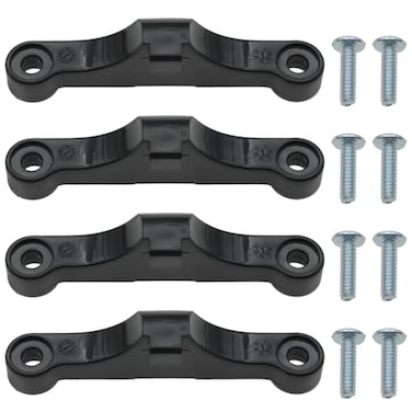 safycaby Safycaby 4Pack CPU Fan Retainer AM5 Motherboard Bracket with Screws and Black Finish