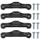 safycaby Safycaby 4Pack CPU Fan Retainer AM5 Motherboard Bracket with Screws and Black Finish