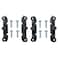 ZZHXSM 4pcs CPU Fan Support Bracket with 8pcs Mounting Screws for AM4 Socket Black