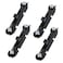 ZZHXSM 4pcs CPU Fan Support Bracket with 8pcs Mounting Screws for AM4 Socket Black