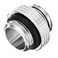 greenDracaena dracaenaio 6 pack G14 thread Male to Male Mini Extender Fitting with tighten Oring Compression fitting for Computer Water Cooling System Silver