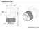 Barrow G14 Male to Female Extender Fitting 90 Degree Rotary Black