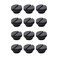 greenDracaena dracaenaio 12 pack G14 thread Thin water Stop Plug Fitting with Coin Slot for Computer water cooling System durable brasscopper material Black