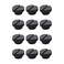 greenDracaena dracaenaio 12 pack G14 thread Thin water Stop Plug Fitting with Coin Slot for Computer water cooling System durable brasscopper material Black