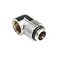 greenDracaena dracaenaio 2 Pack G14 90 Rotary 360 Swivel Fitting Male to Female Extender Adapter for PC Water Cooling Loop Computer Liquid Cooling Fittings Silver