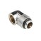 greenDracaena dracaenaio 2 Pack G14 90 Rotary 360 Swivel Fitting Male to Female Extender Adapter for PC Water Cooling Loop Computer Liquid Cooling Fittings Silver