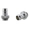 greenDracaena dracaenaio 6 Pack of G14 thread to 38 Barb Fitting for Soft Tubing PC Water Cooling System Soft Tube Connectors Silver