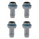 ZZHXSM 4pcs Water Cooling Connector G14 Thread Barb Connector BarbFitting for Tube 78mm Diameter for PC Water Cooling System