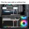 JOYJOM Graphics Card GPU Support Bracket Adjustable Aluminum GPU Sag Bracket Video Card GPU Stand Holder Graphics Card Support with Dual Stand Silver 128mm