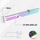 NVRADCHUA RGB GPU Support Bracket GPU Brace Support 5V 3Pin addressable GPU Holder Builtin ARGB Adjustable Length and Height White