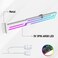 NVRADCHUA RGB GPU Support Bracket GPU Brace Support 5V 3Pin addressable GPU Holder Builtin ARGB Adjustable Length and Height White